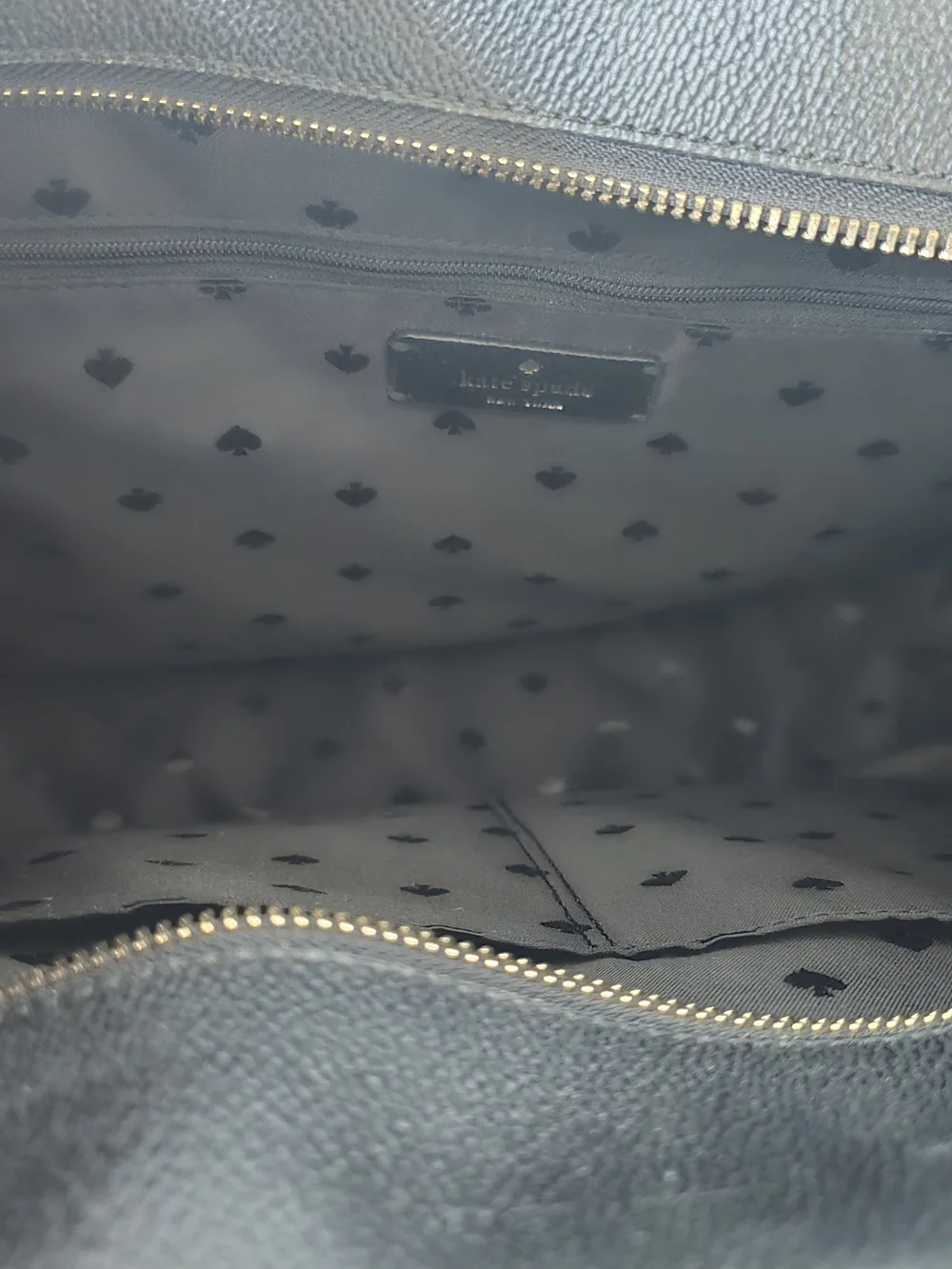Kate Spade Black Floral Tote Bag